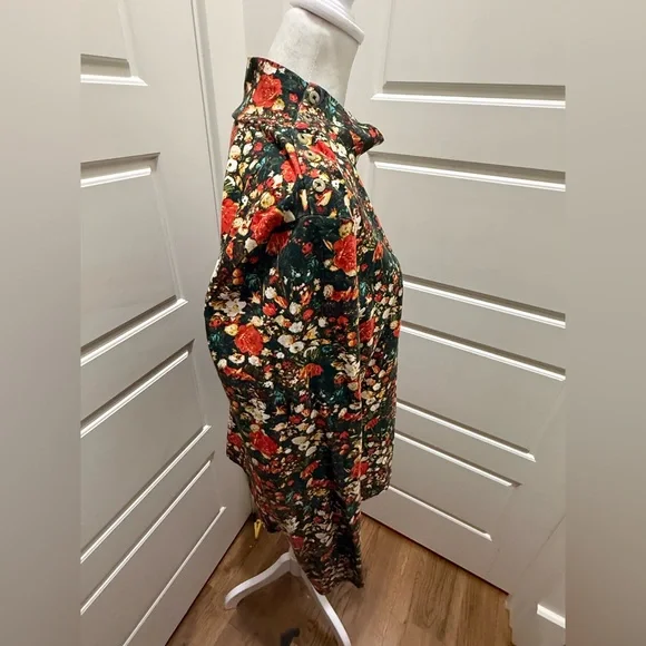 Anthropologie. Maeve Long Sleeve Floral Print Turtleneck. Size XL. - Picture 10 of 12